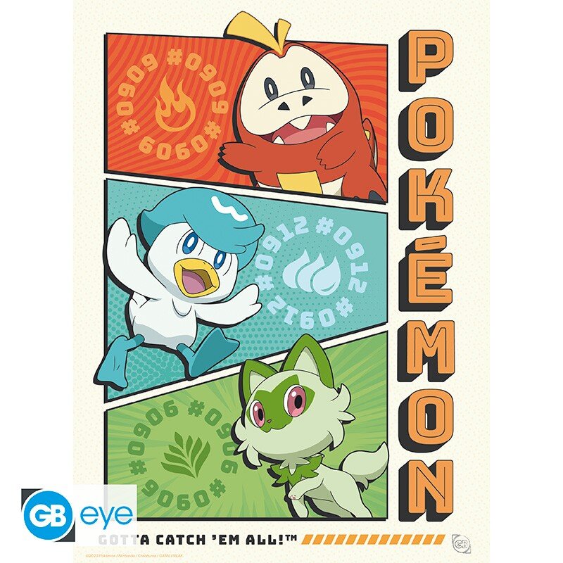 Pokémon - A4 Julisteet 9 kpl