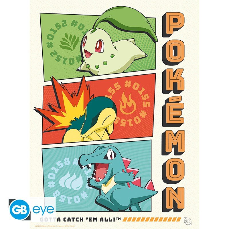 Pokémon - A4 Julisteet 9 kpl