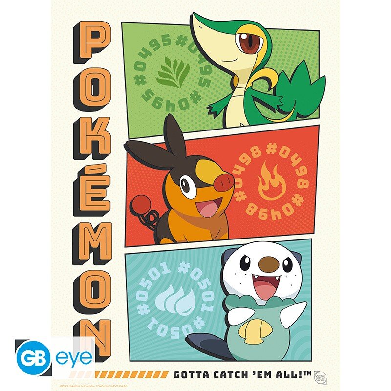 Pokémon - A4 Julisteet 9 kpl