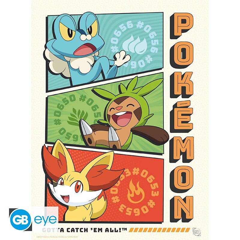 Pokémon - A4 Julisteet 9 kpl