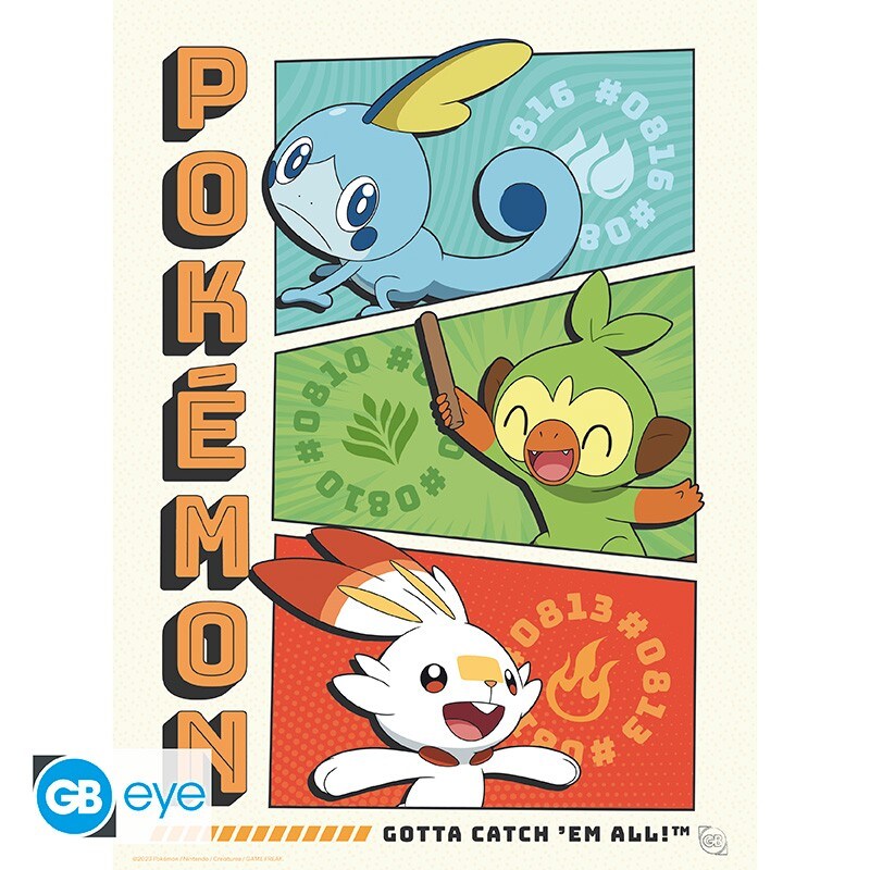 Pokémon - A4 Julisteet 9 kpl