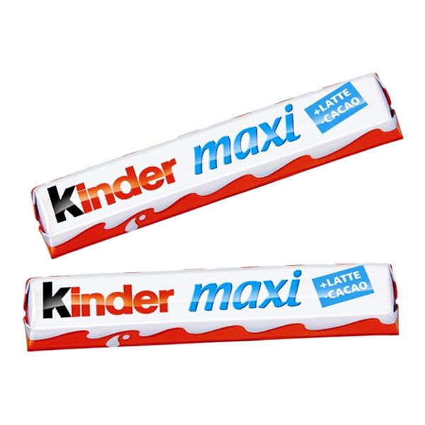 Kinder Maxi 21 grammaa myydään kappaleittain