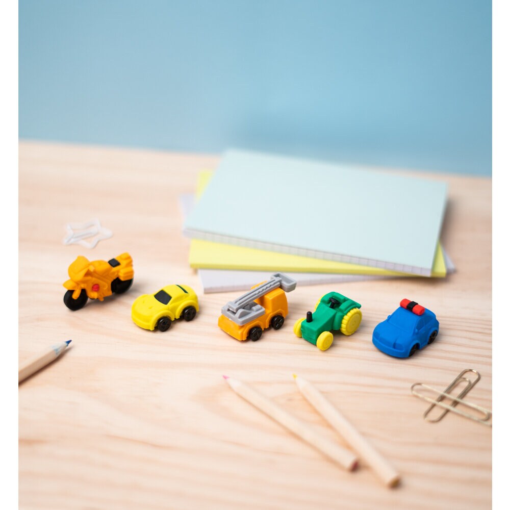 Pyyhekumi - Ajoneuvot 5 kpl