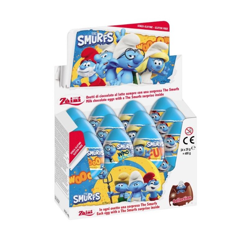 Smurffit Suklaamuna yllätyksellä