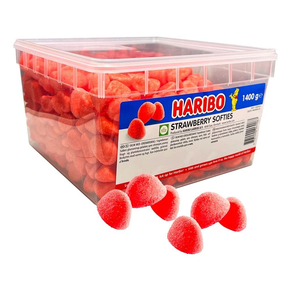 Haribo komeetat Mansikka 1,4 kg