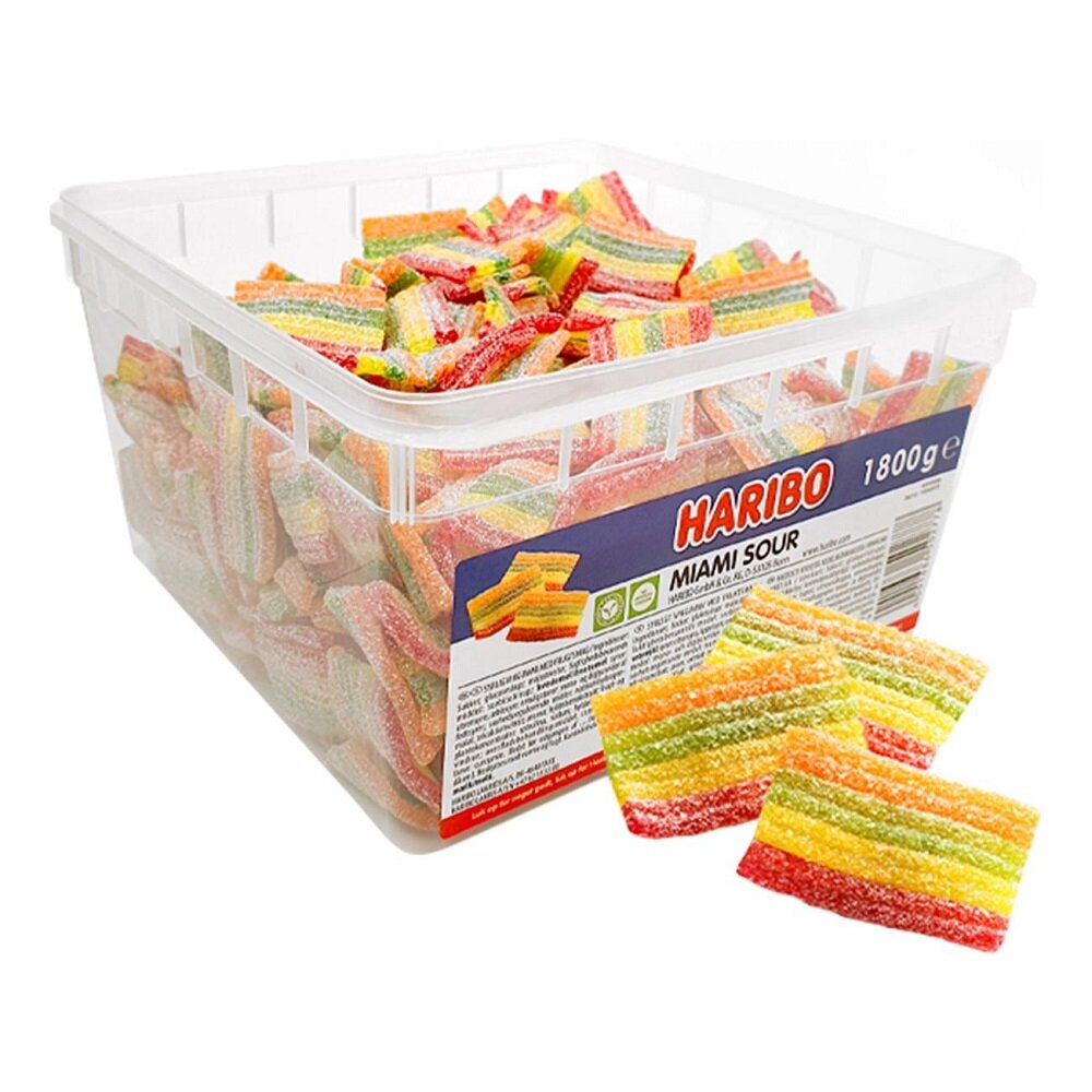 Haribo Miami Sour Suurpakkaus 1,8 kg