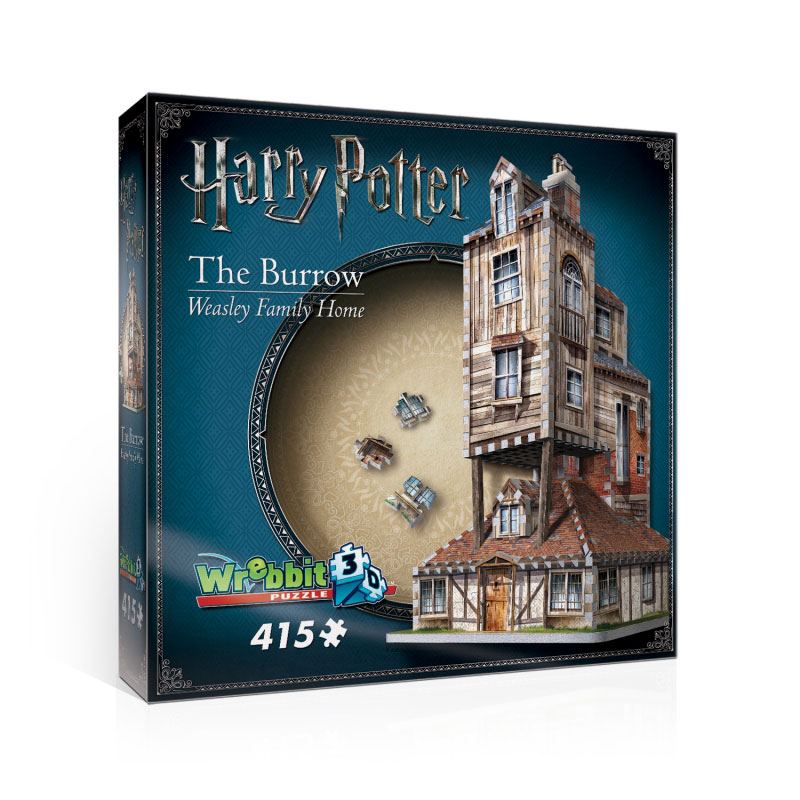 Harry Potter 3D Palapeli Kotikolo (Weasleyn perheen koti) 415 palaa
