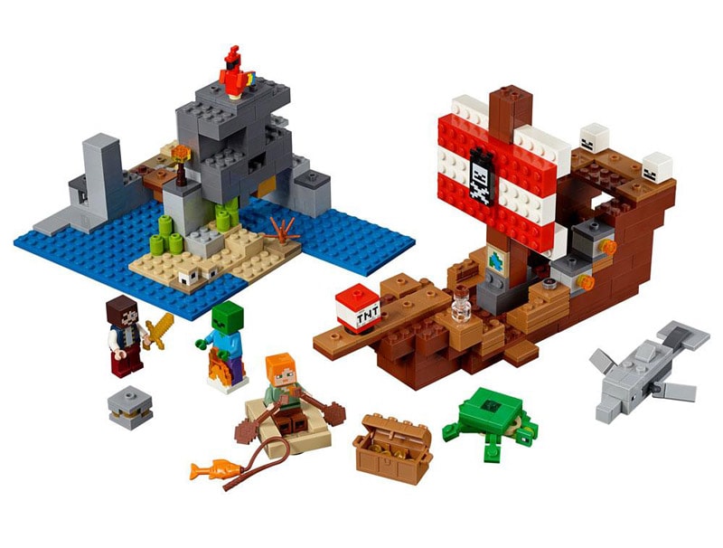LEGO Minecraft, Merirosvolaivaseikkailu 8+