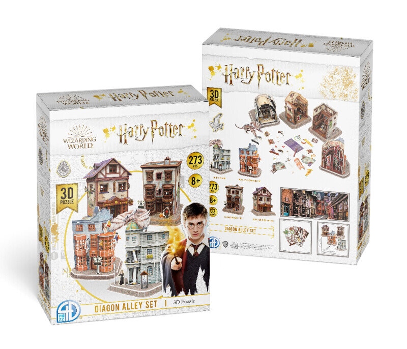 Harry Potter, 3D Palapeli Diagon Ally Set 273 palaa