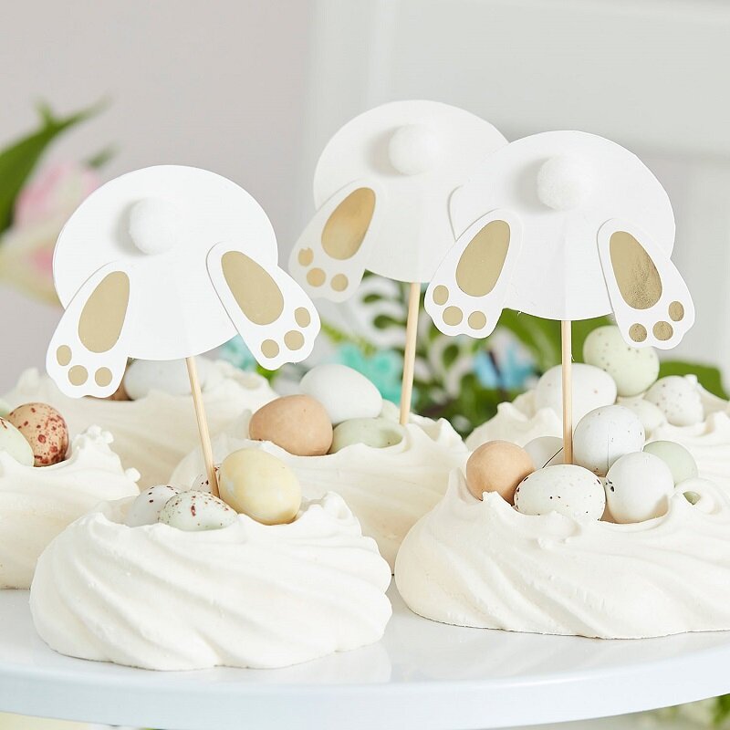 Cake Toppers - Pomppivat kanit 6 kpl