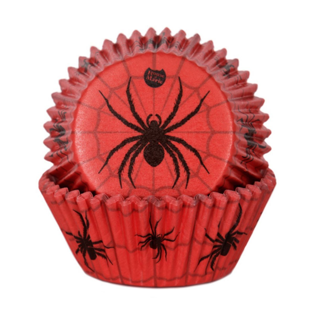 Muffinssivuoat Halloween Hämähäkki 48 kpl