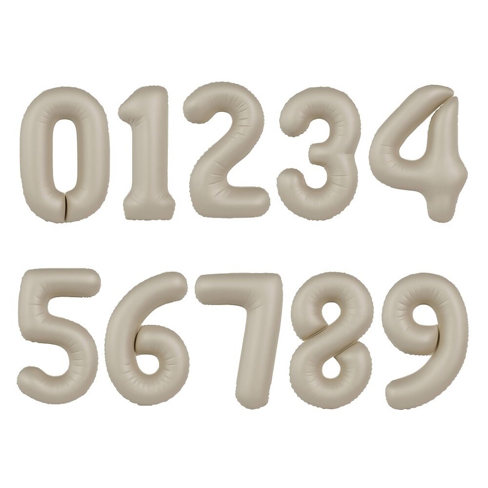 Numeroilmapallot Creamy Latte 86 cm