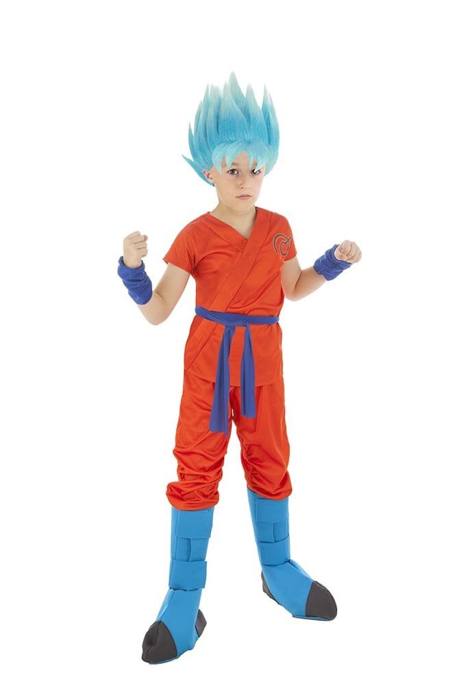 Naamiaisasu Goku Super Saiyan God lapsille 9-12 vuotta