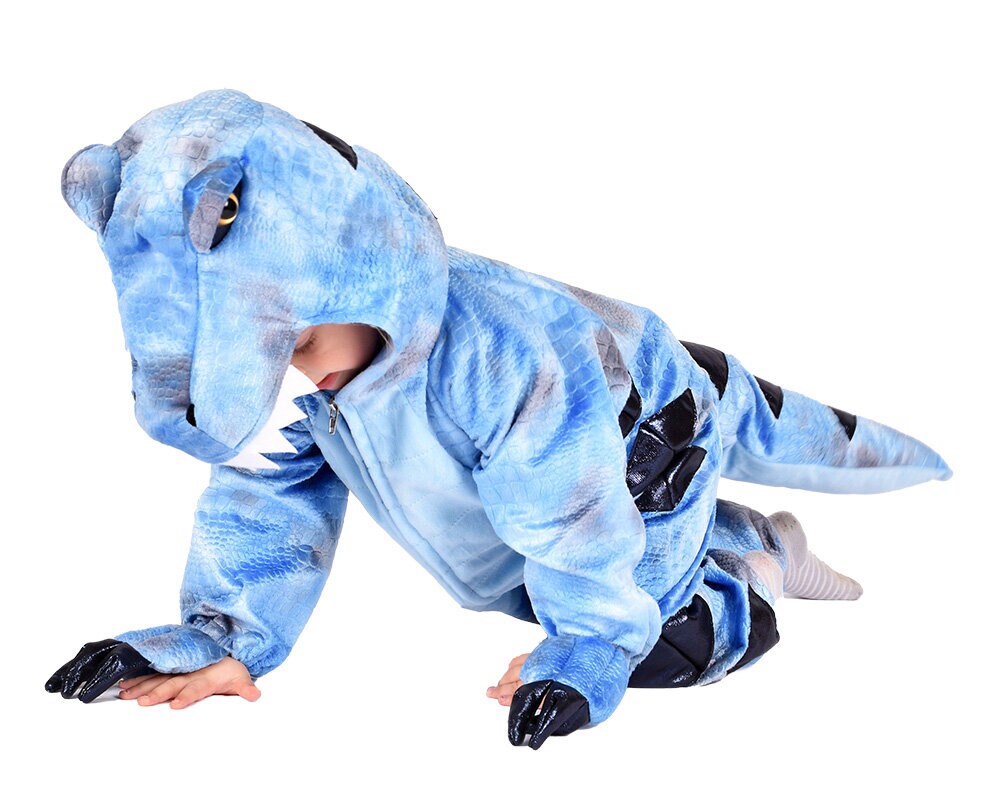 Dinosaurus T-Rex Jumpsuit Naamiaisasu Lapset 3-5 vuotta