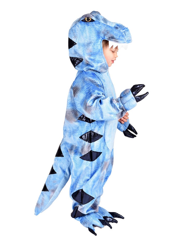 Dinosaurus T-Rex Jumpsuit Naamiaisasu Lapset 3-5 vuotta