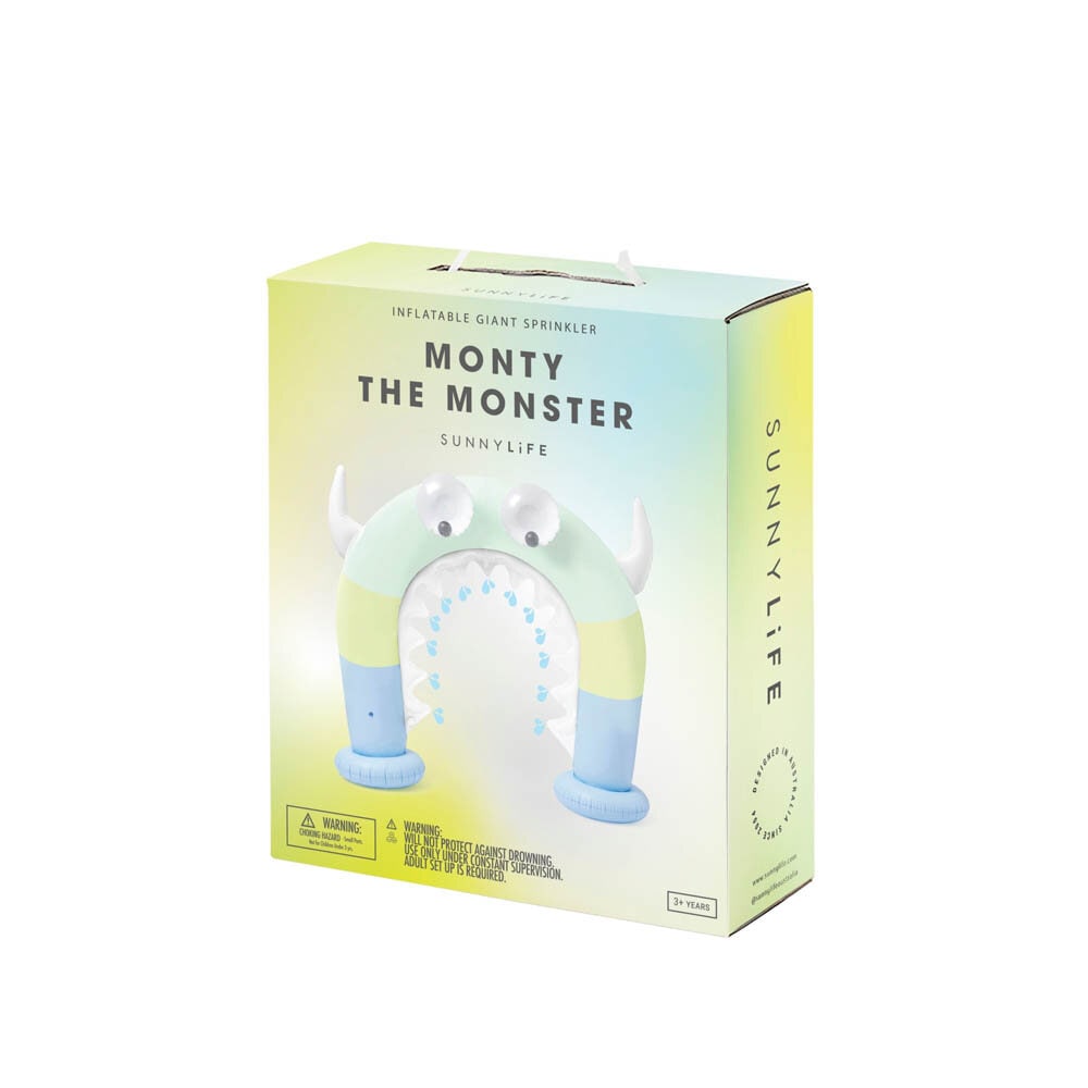 SunnyLife - Puhallettava Sprinkleri Monty The Monster