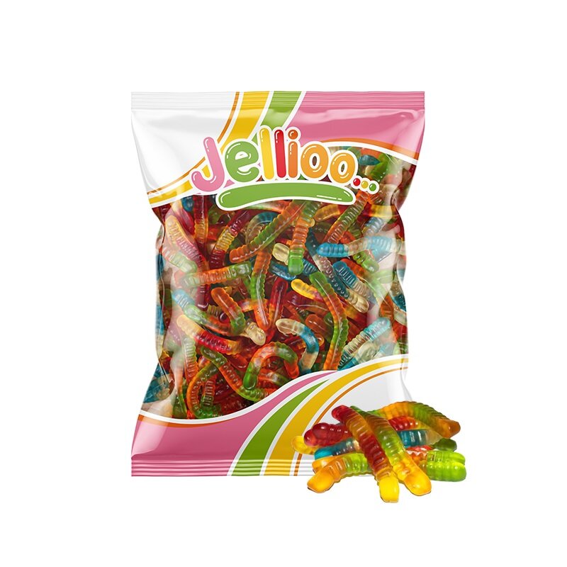 Jellio Hedelmämakuiset karkkimadot 1 kg