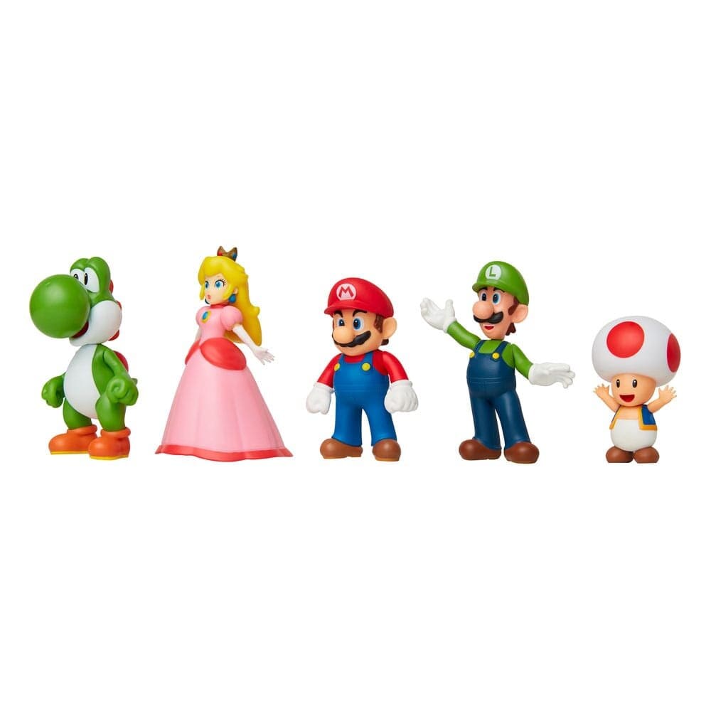Super Mario Bros - Keräilyhahmot Mario & Friends 5 kpl
