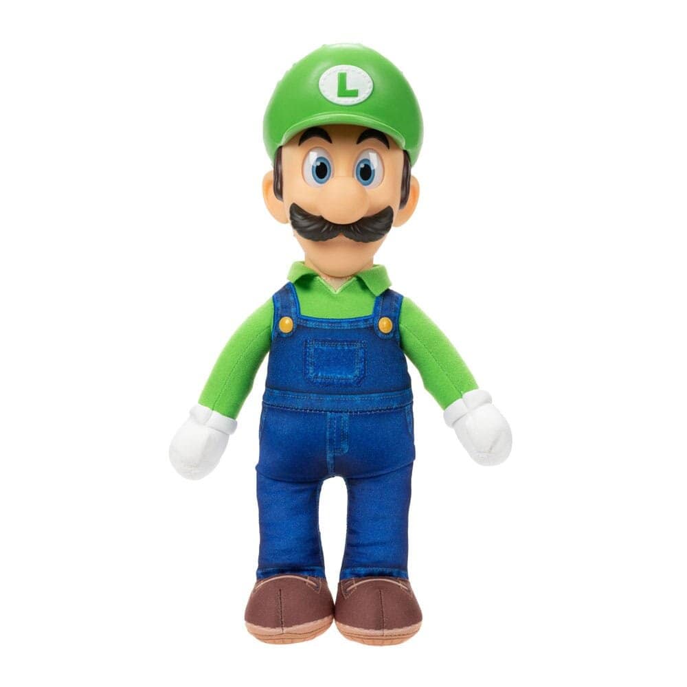 Super Mario Bros - Pehmolelu Luigi Deluxe 30 cm