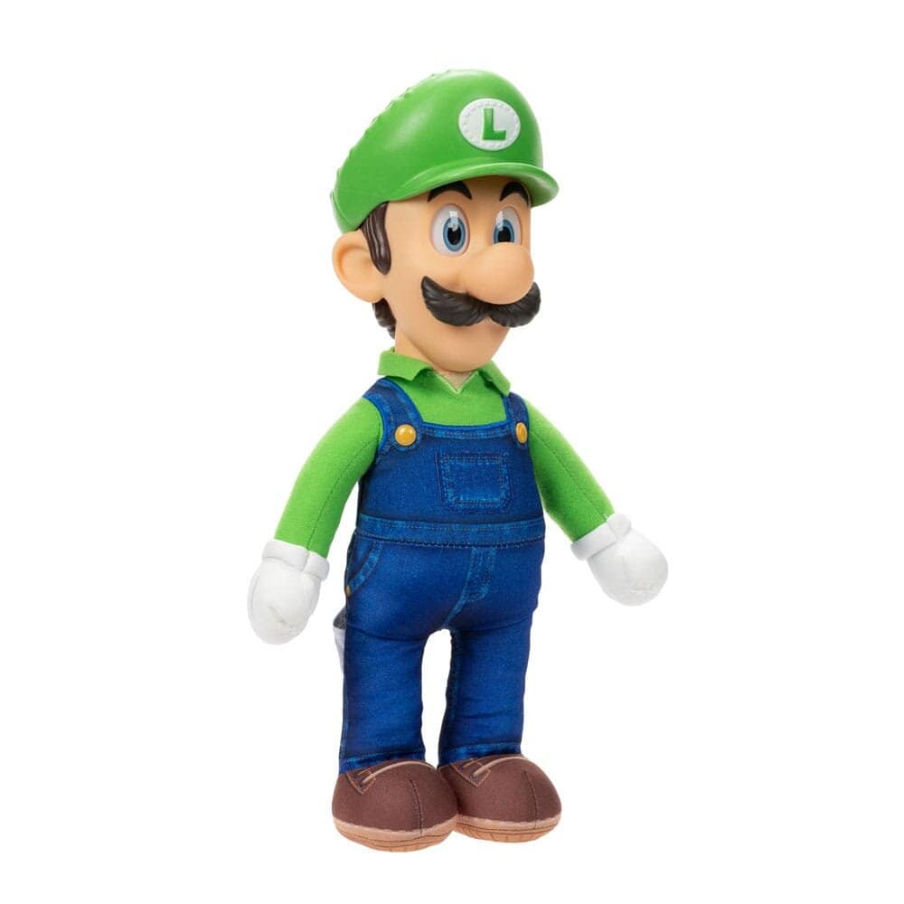 Super Mario Bros - Pehmolelu Luigi Deluxe 30 cm