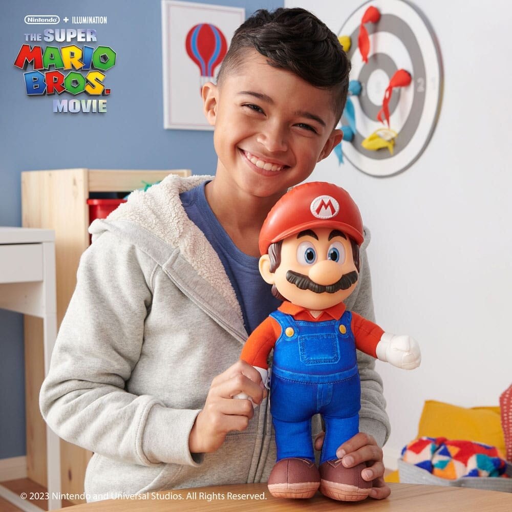Super Mario Bros - Pehmolelu Mario Deluxe 30 cm