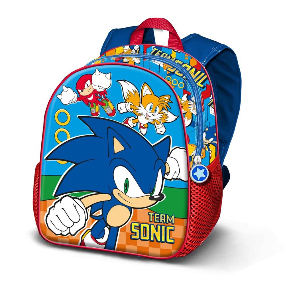 Reppu Sonic The Hedgehog Lasten koko 3D