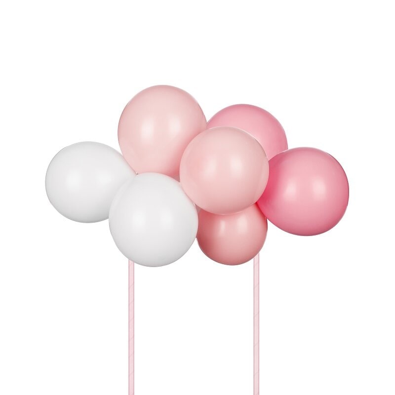 Cake Topper Pallosetti Vaaleanpunainen