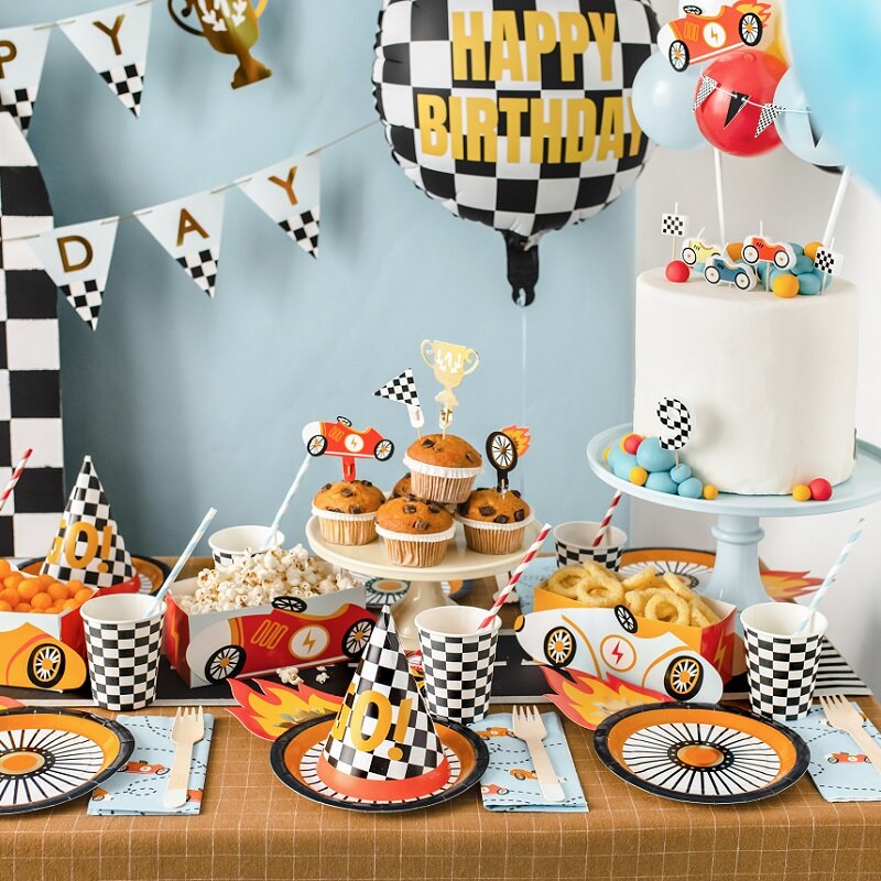 Racer Car - Cake Toppers 4 kpl