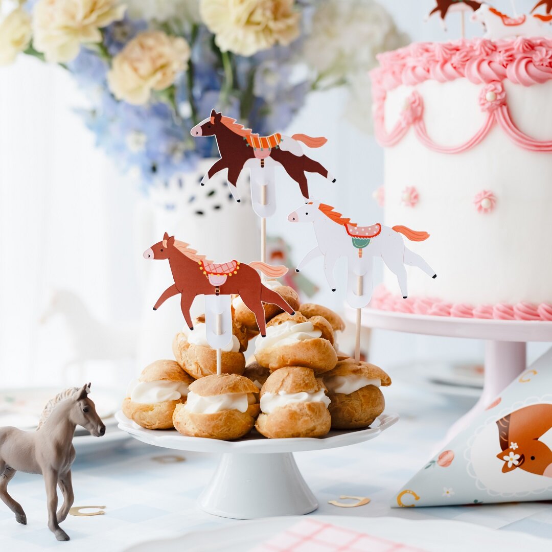 Cake Toppers - Hevoset 6 kpl