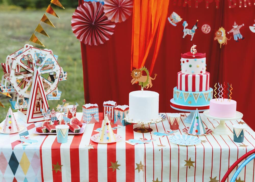 Sirkus Caketoppers 6 kpl