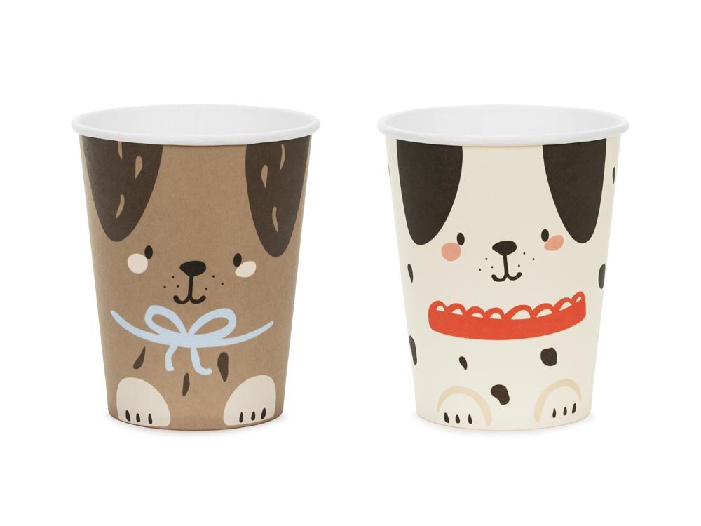 Dog Party - Pahvimukit 6 kpl