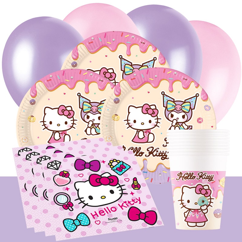 Hello Kitty Kuromi - Juhlasetti 8-16 henkilöä