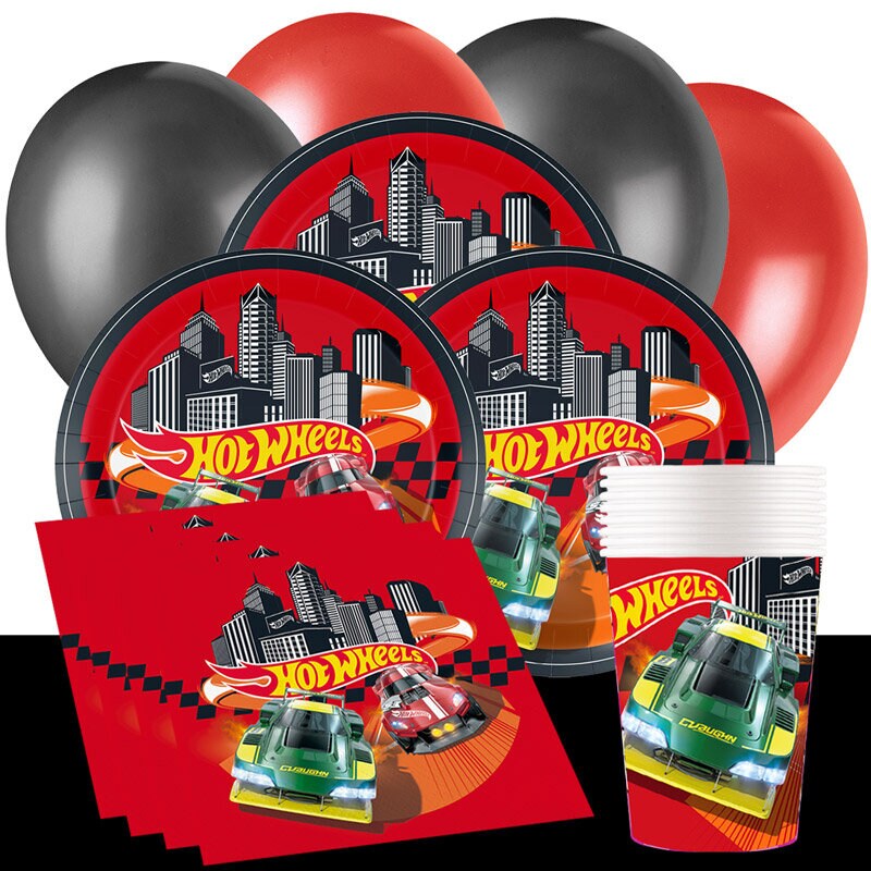 Hot Wheels - Juhlasetti 8-16 henkilöä