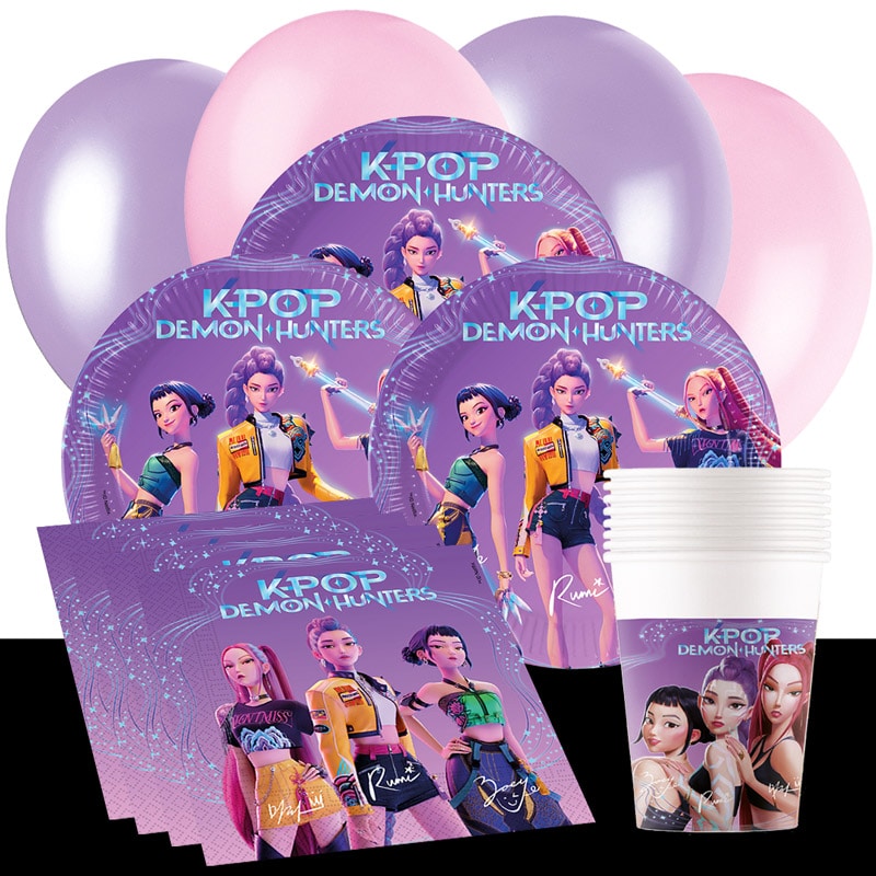 K-Pop Demon Hunters Juhlasetti 8-16 henkilöä