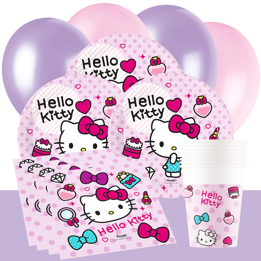 Hello Kitty - Juhlasetti 8-16 henkilöä