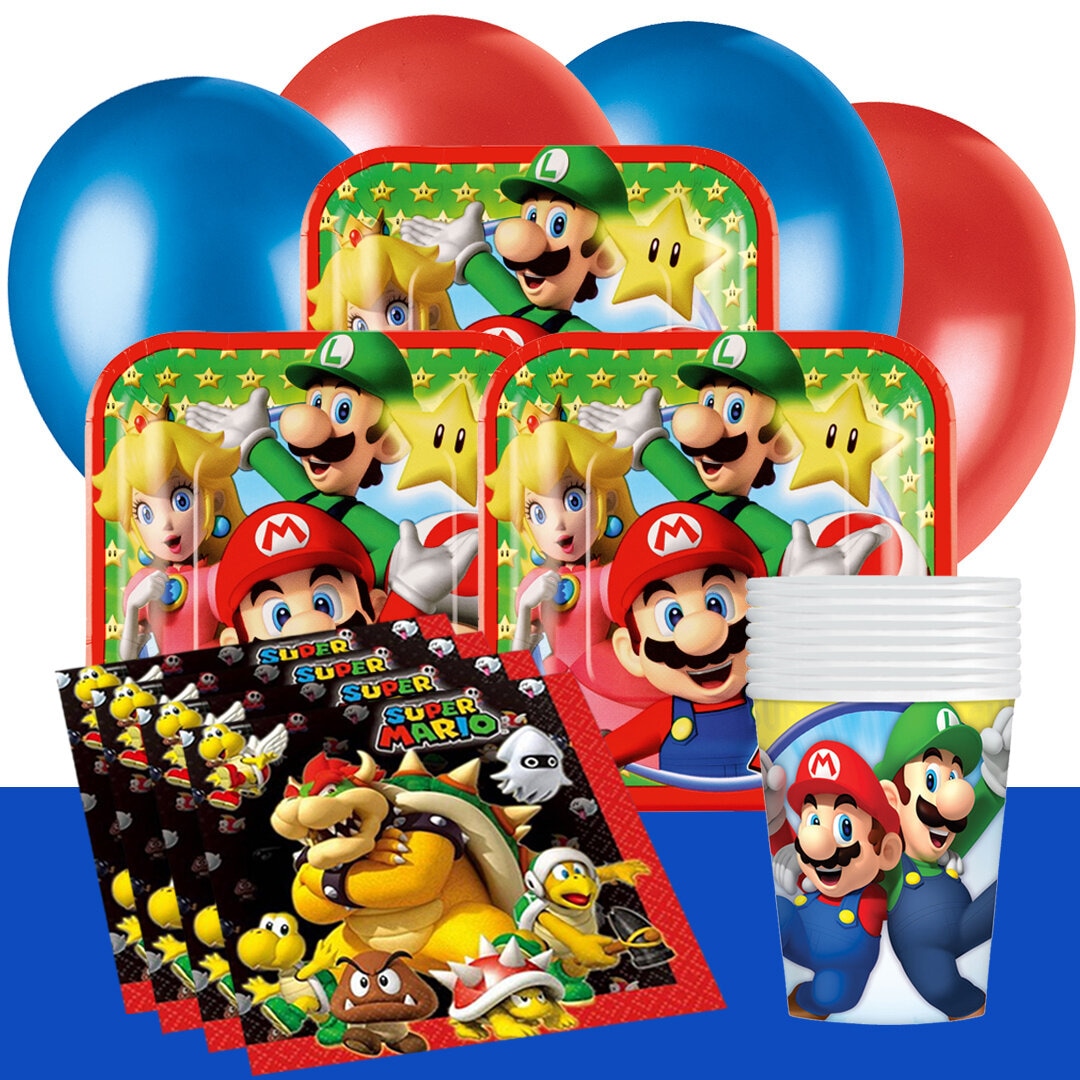 Super Mario - Juhlasetti 8-24 henkilöä