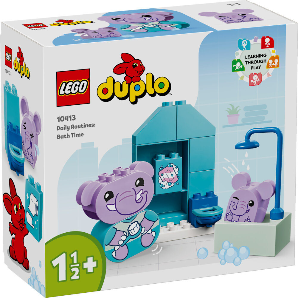 LEGO Duplo - Päivätoimet: Kylpyhetki 1+