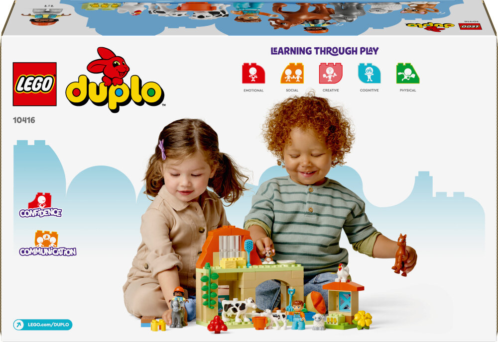 LEGO Duplo - Eläinten hoitoa maatilalla 2+