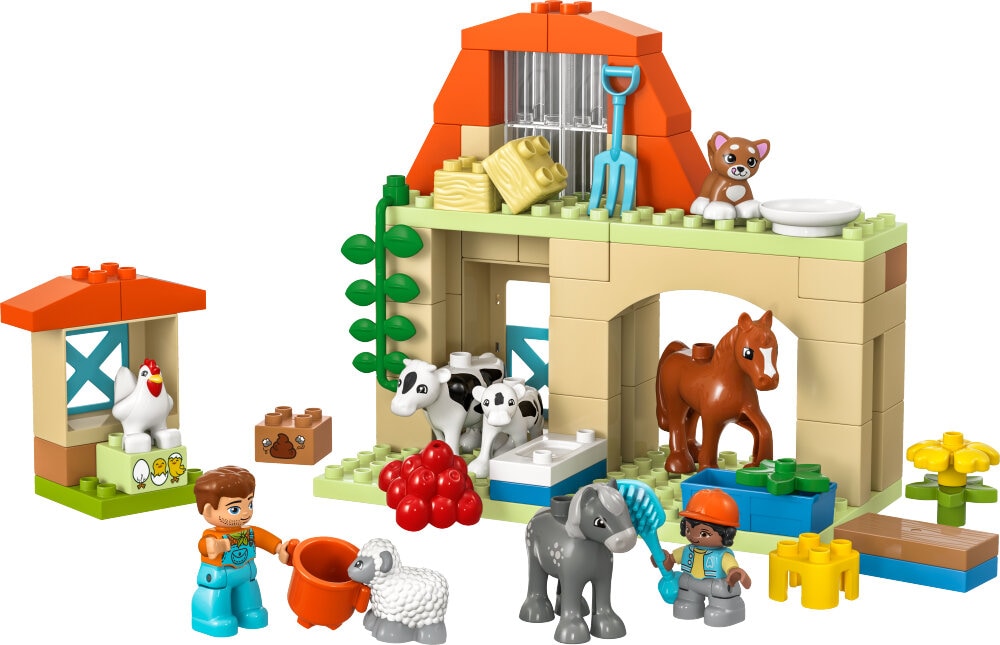 LEGO Duplo - Eläinten hoitoa maatilalla 2+