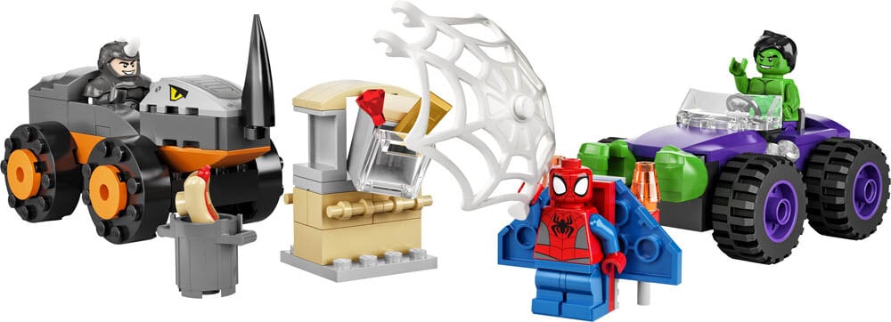 LEGO Marvel Avengers, Hulkin ja Rhinon taisteluautot 4+