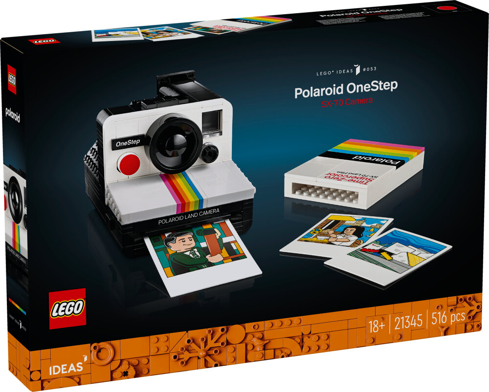 LEGO Ideas - Polaroid OneStep SX-70 ‑kamera 18+