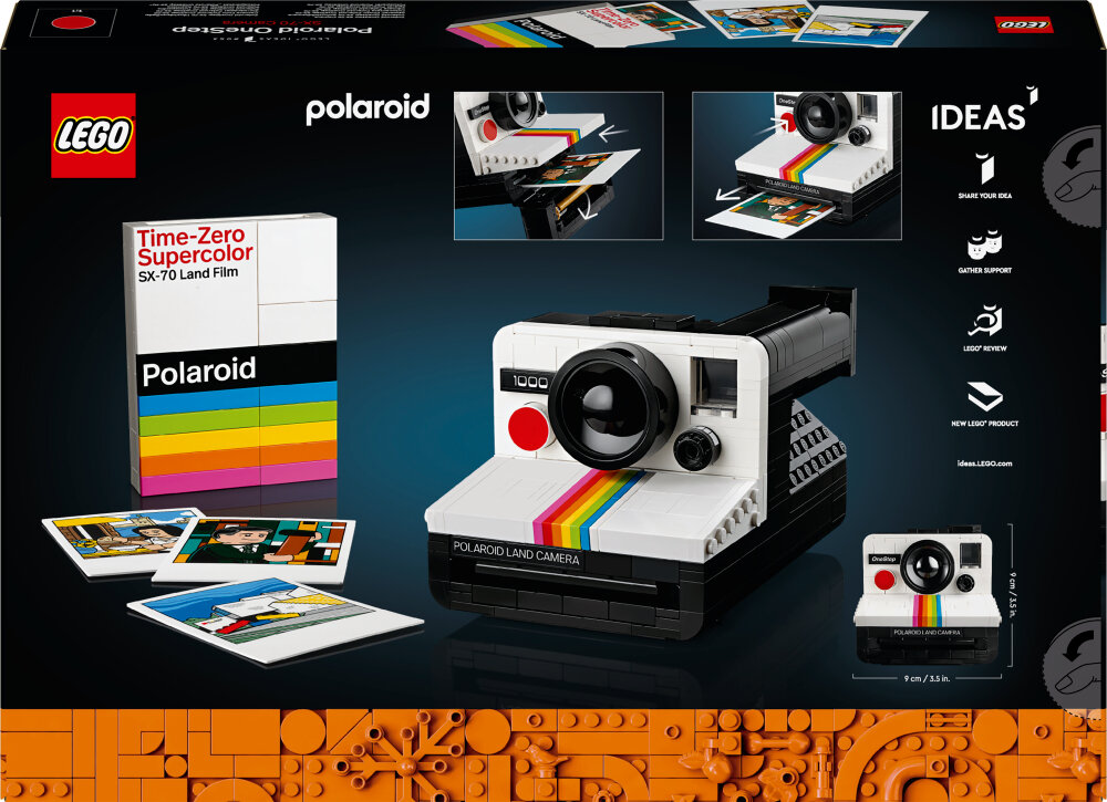 LEGO Ideas - Polaroid OneStep SX-70 ‑kamera 18+