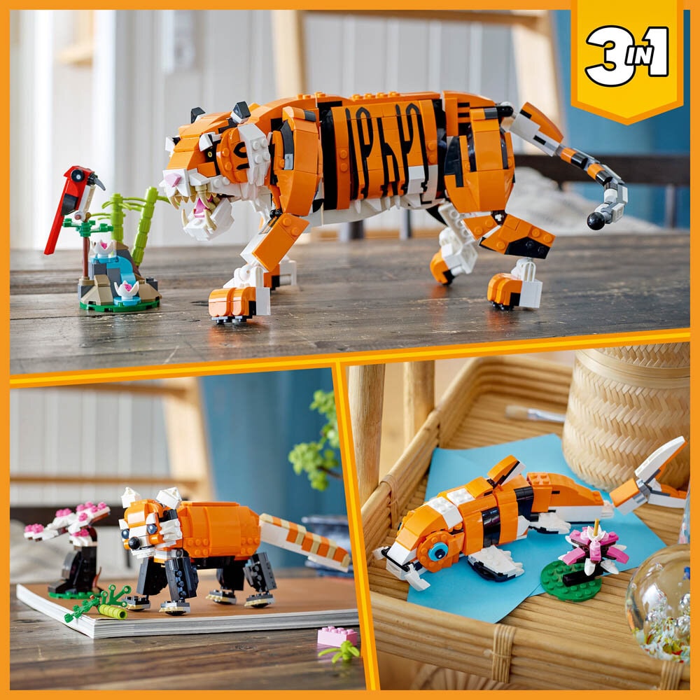 LEGO Creator - Majesteettinen tiikeri 9+