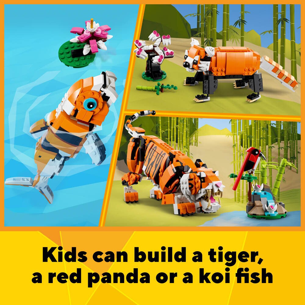 LEGO Creator - Majesteettinen tiikeri 9+