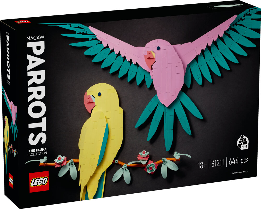 LEGO Art - The Fauna Collection – Arapapukaijat 18+