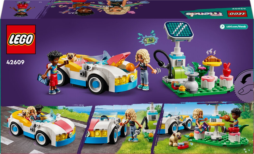 LEGO Friends - Sähköauto ja latausasema 6+