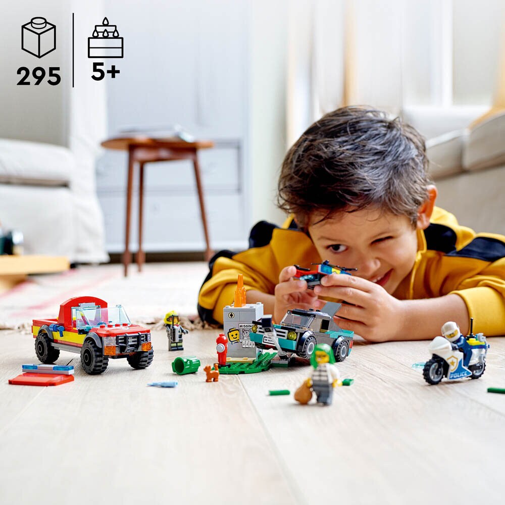 LEGO City, Sammutustehtävä ja poliisin takaa-ajoyksikkö 5+