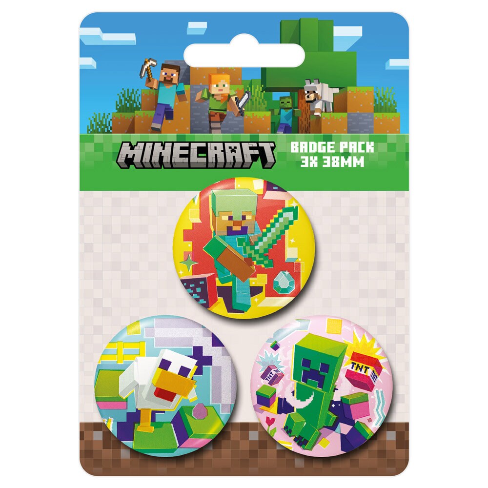 Minecraft Rintamerkit 3 kpl