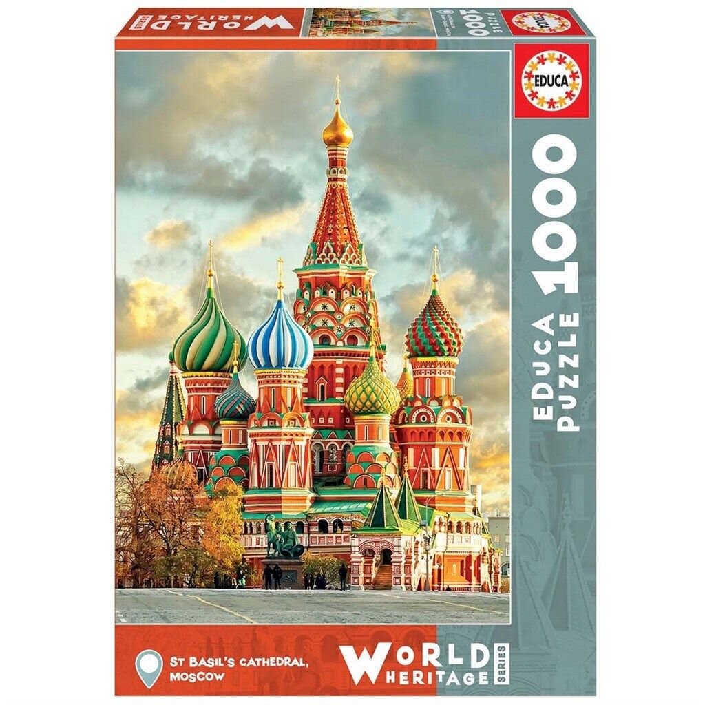Educa Palapeli, Saint Basils Cathedral - Moscow 1000 palaa