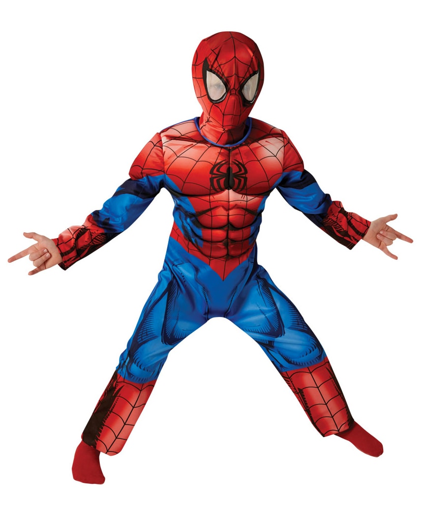 Ultimate Spiderman Deluxe Lasten Naamiaisasu 5-10 vuotta